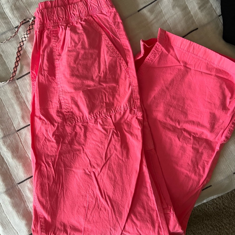 Aerie Hot Pink Drawstring Pants